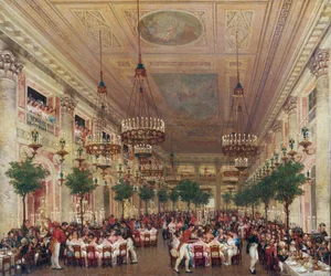 Bankett in den Tuilerien zur Hochzeit von Leopold I. mit Prinzessin Louise Marie von Orléans