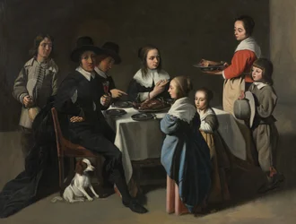 Ein Familienessen, ca. 1645-55
