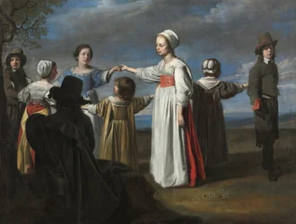 Kreis von Le Nain - Tanzende Kinder, ca. 1650