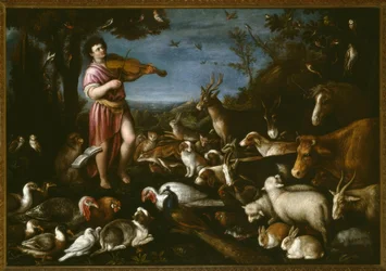 Orpheus bezaubert die Tiere