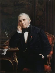 Porträt des Dramatikers und Librettisten Eugène Scribe 1791-1861, 1863