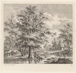 Zwei Jungen am See