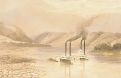 Der Ohio River bei Wheeling, West Virginia, 1859-60