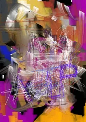 Chaotische moderne Abstraktion