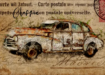 Verrostetes klassisches Auto