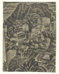 Italienisches Bergdorf