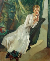 Bildnis Frau Halseband