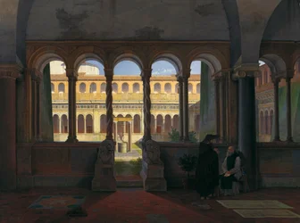Der Kreuzgang von San Giovanni in Laterano in Rom