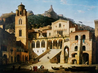 Platz vor der Kathedrale von Amalfi