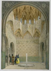 Die Halle der Abencerrages, die Alhambra, Granada, 1853