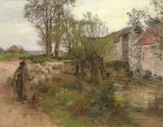 Ausgang der Herde von der Chailly-Straße