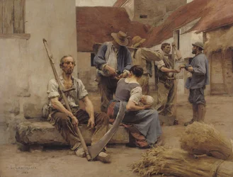 Bezahlung der Erntearbeiter, 1882