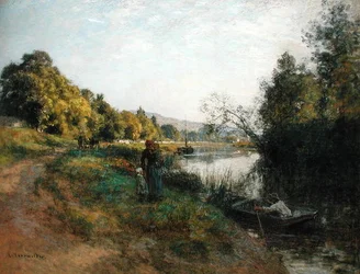 Die Ufer der Marne, Rückkehr des Fischers, ca. 1907