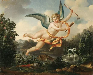 Allegorien der Liebe - Amor mit Fackel und Pfeil, 1803