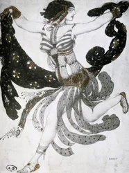 Kleopatra, Ballettkostümentwurf, 1909