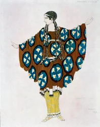 Kostüm für Daphnis und Chloe von Maurice Ravel (1875-1937) 1912