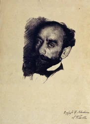 Porträt des Künstlers Isaac Levitan