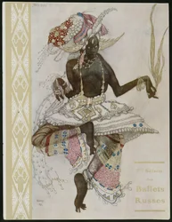 Titelseite des Souvenirprogramms für Ballets Russes