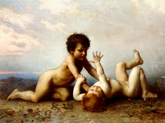 Kämpfende Jungen, 1889