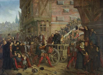 Folterung von Etienne Dolet (1509-46)