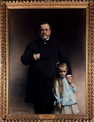 Louis Pasteur und seine Enkelin Camille Vallery Radot - von Bonnat