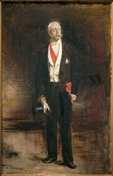 Skizze für das Fußporträt von Präsident Felix Faure (1841-1899). Gemälde von Leon Bonnat (1833-1922)