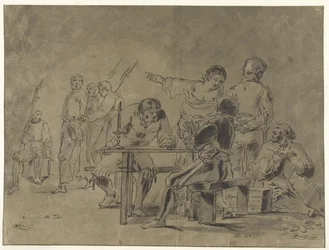 Petrus verleugnet Christus