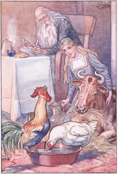 Hübsche Küken und gescheckte Kuh, was sollen wir jetzt antworten, 1920er