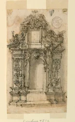 Entwurf für einen Altar