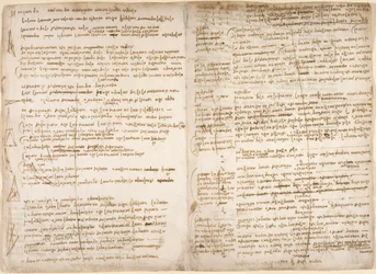 Notizen und Diagramme zur mathematischen Definition von Punkt, Linie und Fläche, für das 