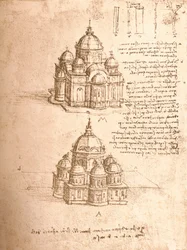 Zeichnung von Kirchen, um 1472-1519