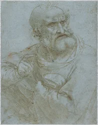 Halbfigur eines Apostels, 1493-1495