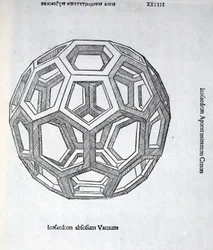 Icosaedron abscisum vacuum, Illustration aus 