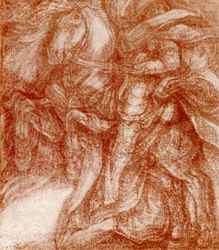 Studie eines Ritters, von Leonardo Da Vinci, 1913