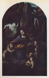 Die Felsgrottenmadonna, um 1508, um 1950