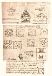 Drei Architekturzeichnungen, ca. 1472-1519, 1883