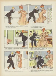 Das Interview. Illustration für Le Rire