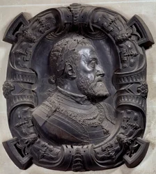 Profilporträt von Kaiser Karl V.
