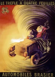 Werbung von Leonetto Cappiello für die Brasier-Autos in Frankreich um 1900