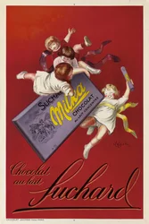 Werbeplakat für Milka-Schokolade von Suchard, 1925