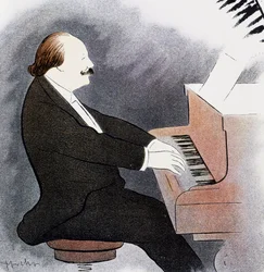 Jules Massenet am Klavier
