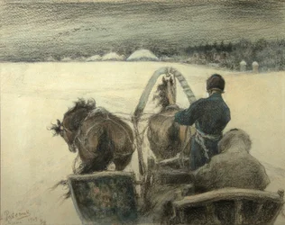 Auf dem Weg nach Jasnaja Poljana, 1903