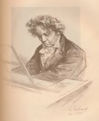 Porträt von Beethoven, 1920