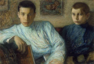 Porträt von Boris und Alexander Pasternak, 1905