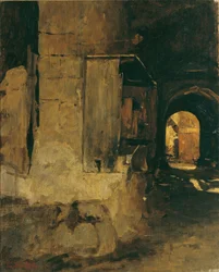Tor eines arabischen Hauses