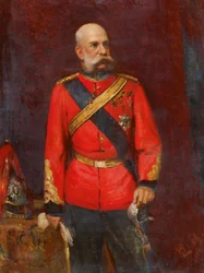Kaiser Franz Joseph I. in englischer Regimentsuniform