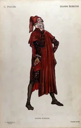 Kostüm für die Figur des Gianni Schicchi aus der Oper „Il trittico“ (Das Triptychon) von Giacomo Puccini (1858-1924) - 1919