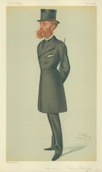 Lord Dorchester, The Turf, 24. März 1877, Vanity Fair Karikatur