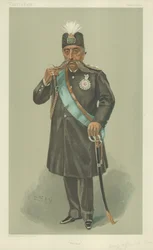 Muzaffer-Ed-Din, der Schah von Persien