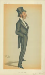 Der ehrenwerte Mr. Justice Straight, Der neue Richter, 10. Mai 1879, Vanity Fair Karikatur